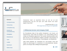 Tablet Screenshot of lohn-company.de